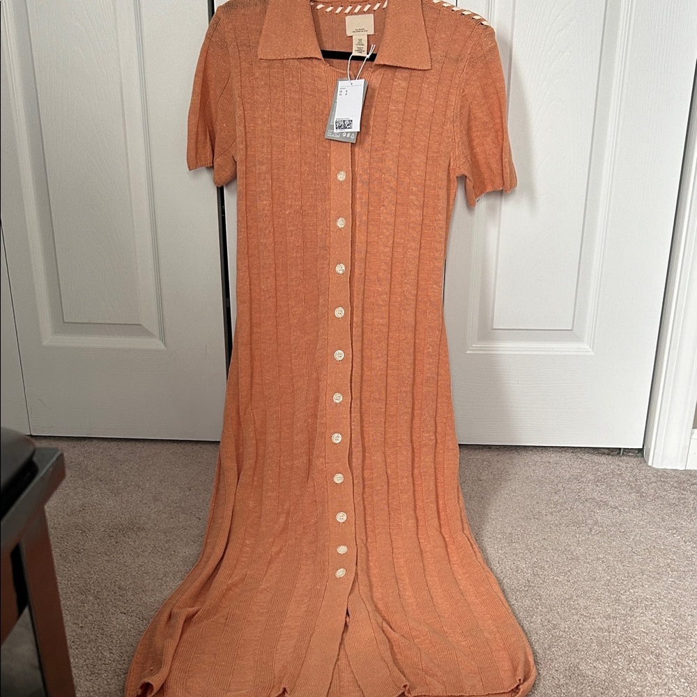 H&M Silk-blend Dress, Size Small, NWT